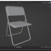 Blender-モデリング-パイプ椅子を作る