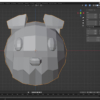 Blender-モデリング2-動物キャラクター（頭）を作る