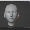 Blender-モデリング2-人間の頭部を作る